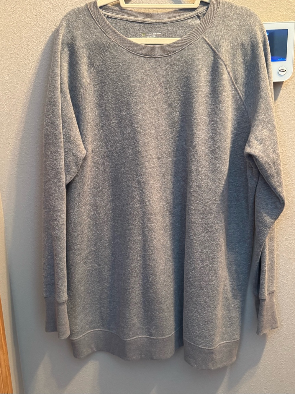 TEK-GEAR Women's Crewneck Tunic- Gray
